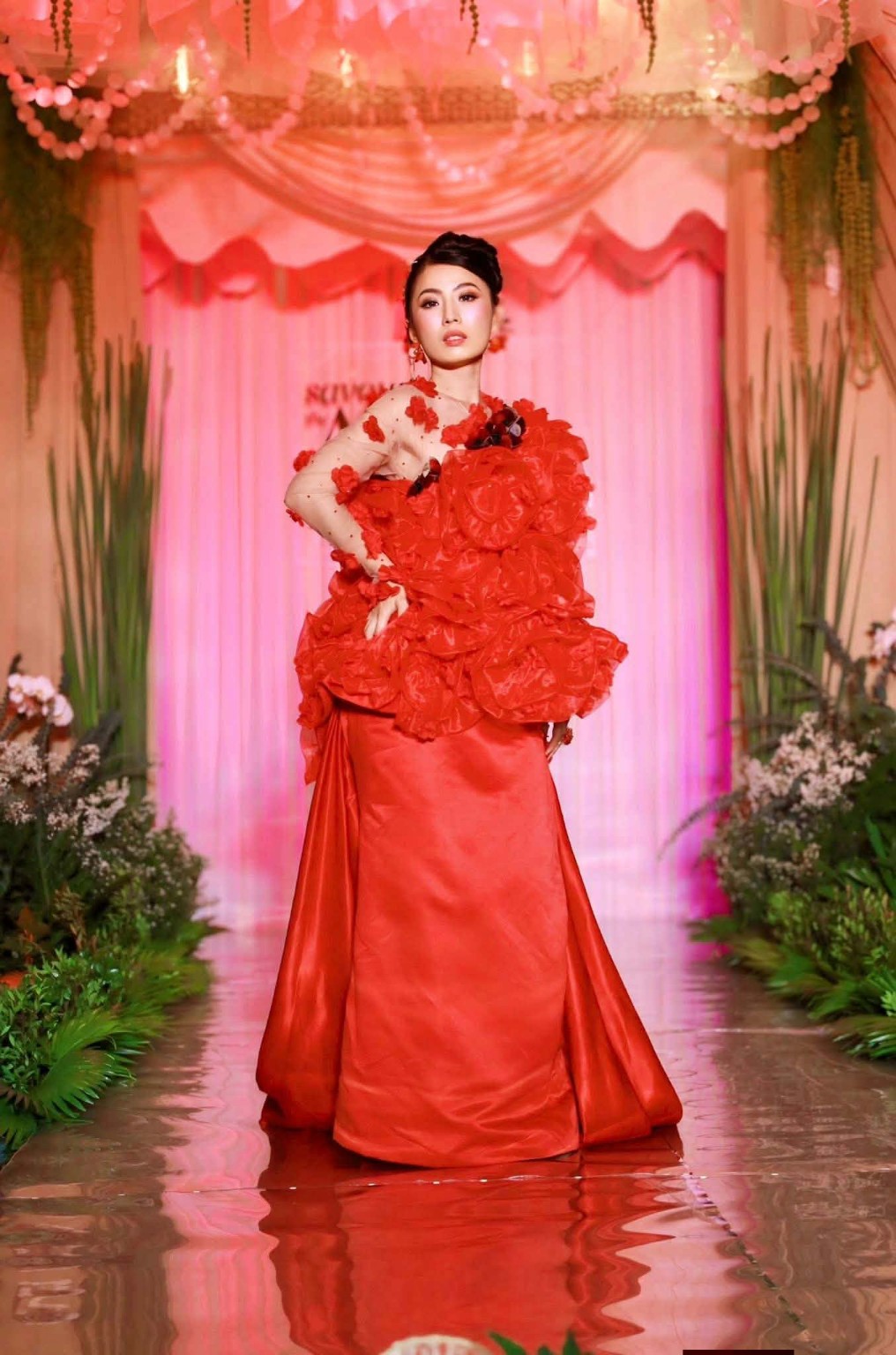 Scarlet Chua runway walk at Ascott BGC