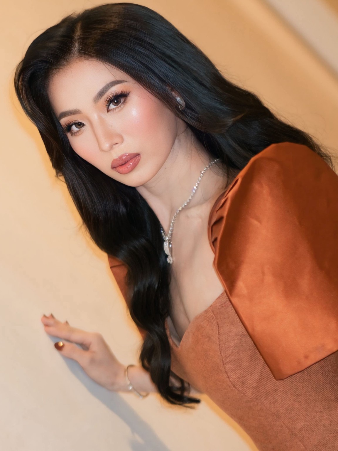 Scarlet Chua editorial close-up