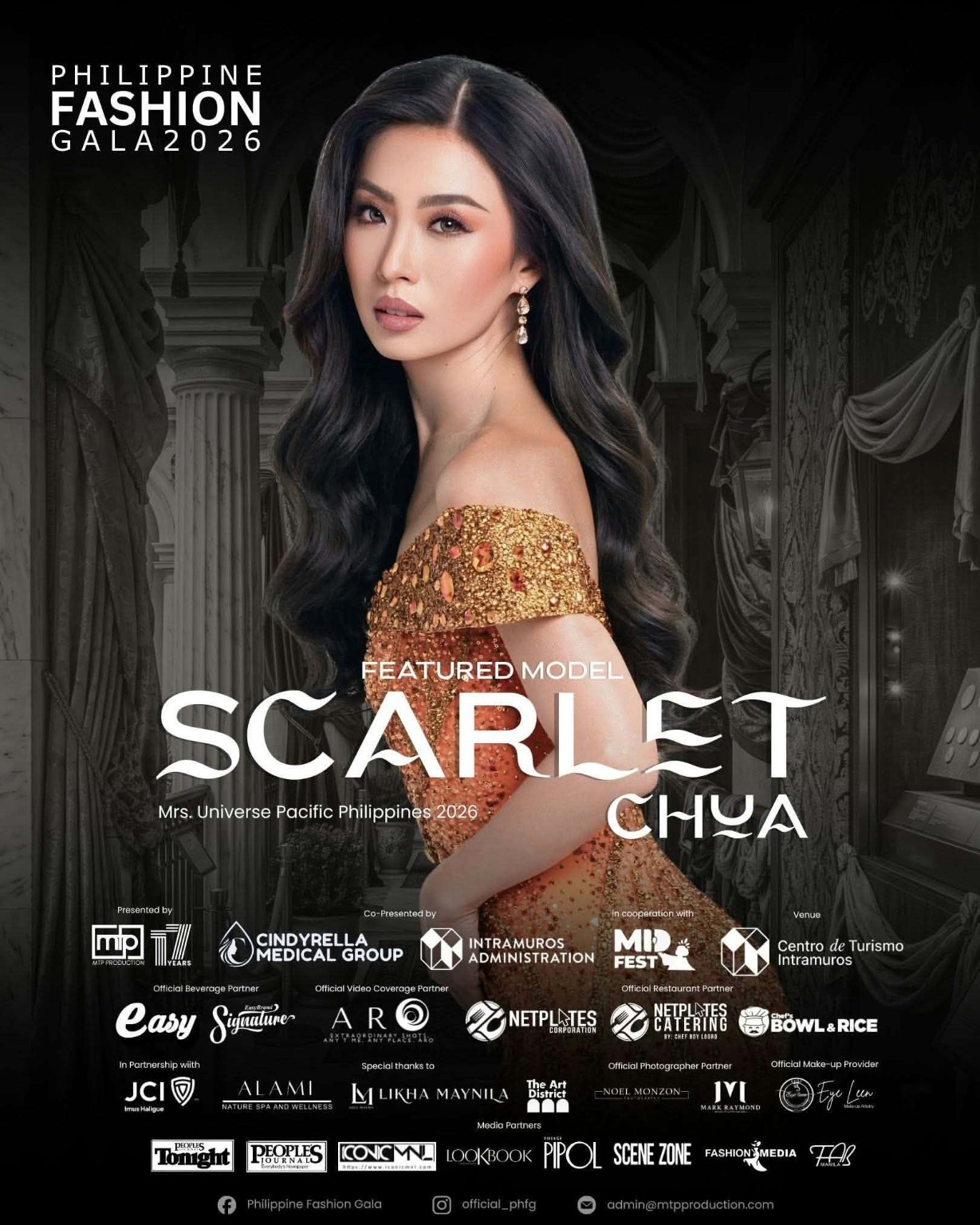 Scarlet Chua featured model poster