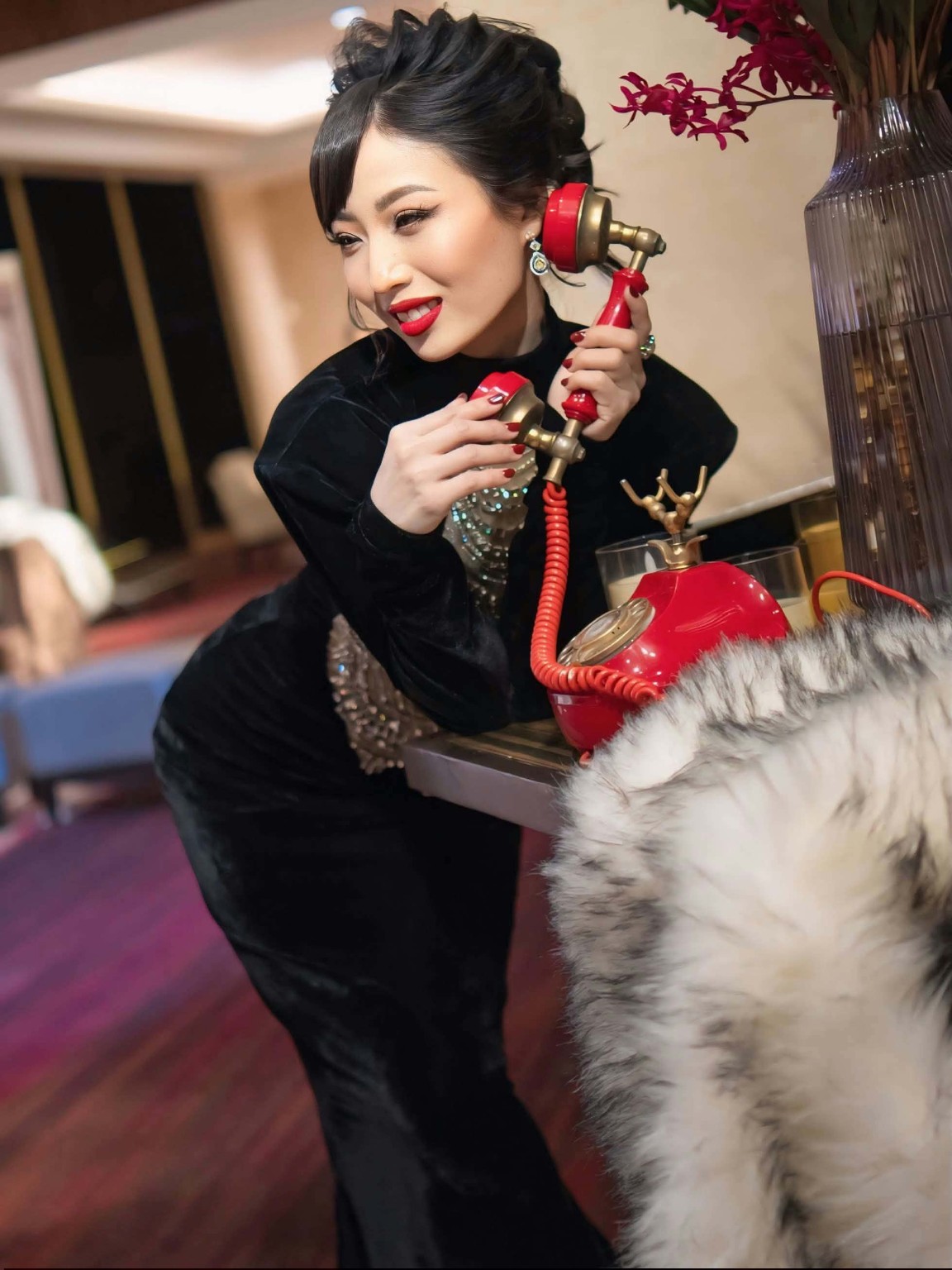 Scarlet Chua formal event portrait